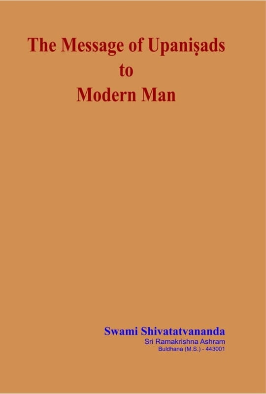 BAE150 The Message of Upanishad to Modern Man BAE150 The Message of Upanishad to Modern Man